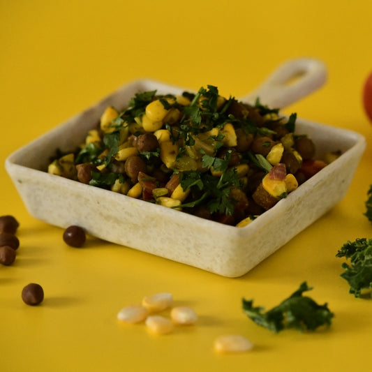 Desi Chana Corn Salad