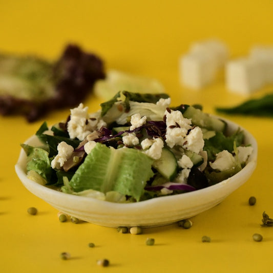 Greek Salad With Paneer/Tofu [ Low Carb]